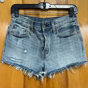 Levi’s 501 Cutoff Denim Shorts (Waveline)